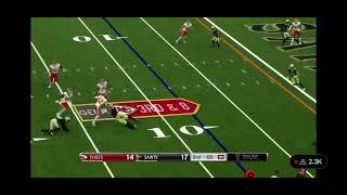 Shane Buechele Makes defenders miss for a TD vs Saints [upl. by Ydoj]