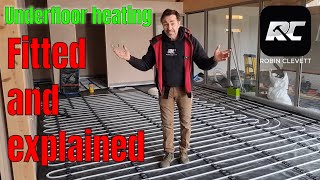 Underfloor heating system fully fitted ready for screeding [upl. by Eirrol]