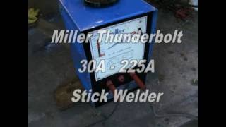 Miller ThunderBolt 225V Stick Welder [upl. by Leiva754]