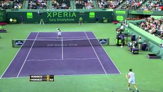 Roddick vs Monaco Miami 2012 R4 HD [upl. by Harod]