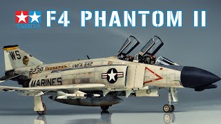 F4 Phantom II  Tamiya 148  Scale Model Aircraft [upl. by Pierce]