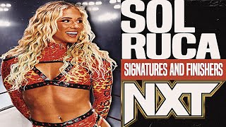 WWE 2K24  Sol Ruca Signatures and Finishers [upl. by Lorie]