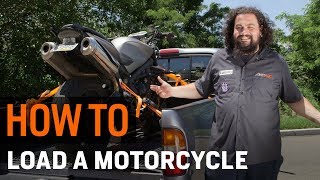 How To Load a Motorcycle Into a Truck at RevZillacom [upl. by Platus]