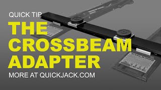 More QuickJack Accessories The Crossbeam Adapter [upl. by Eelana]