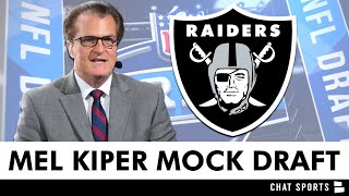 Mel Kiper Jr 2024 NFL Mock Draft Who Did The Las Vegas Raiders Select  ESPN’s Top 25 Prospects [upl. by Woodward]