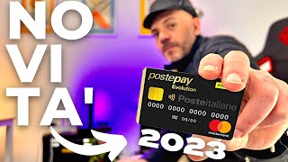 POSTEPAY EVOLUTION 2023 Tutte Le Novità della carta ricaricabile con iban di Poste italiane [upl. by Konikow872]