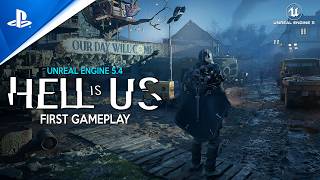 HELL IS US Exclusive PS5 Gameplay Demo  DARK SCIFI SOULSLIKE in Unreal Engine 5 coming in 2025 [upl. by Hnad]