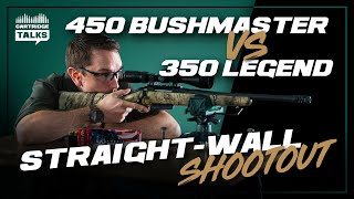 350 Legend vs 450 Bushmaster – The StraightWall Shootout [upl. by Ailis]