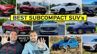 BEST Subcompact SUVs to Buy Now  Our Expert Ranking After Reviewing Them All [upl. by Cuthbertson923]