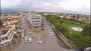 AERIAL VIEW OF BUJUMBURA THE CAPITAL CITY OF BURUNDI 2023 [upl. by Kapeed]