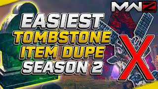 FASTER SOLO Tombstone Duplication Glitch NO SCORCHER SEASON 2 MW3 Zombies [upl. by Anelak589]