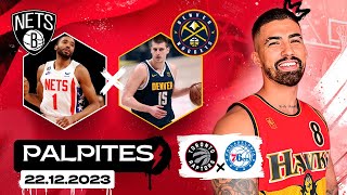 PALPITES NOS JOGOS DA NBA PARA O DIA 22122023  BILHETE PRONTO [upl. by Annaitsirhc510]