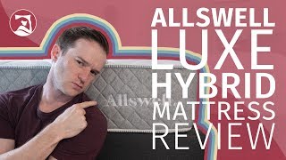 Allswell Luxe Hybrid Mattress Review  A Comfortable Value [upl. by Inimod418]