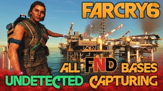 ALL FND BASES UNDETECTED CAPTURING – FAR CRY 6 Stealth Gameplay [upl. by Karyn]