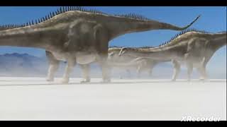 diplodocus vs allosaurus bbcearth [upl. by Alleiram]