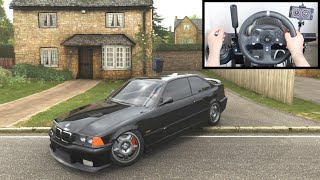 Forza Horizon 4 Drifting BMW M3 E36 Steering Wheel  Shifter Gameplay [upl. by Viguerie]