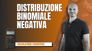 Esercizio svolto DISTRIBUZIONE BINOMIALE NEGATIVA con la calcolatrice Sharp [upl. by Ahidam]