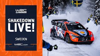 🛑 Shakedown LIVE  WRC Rally Sweden 2024 [upl. by Jarrad551]