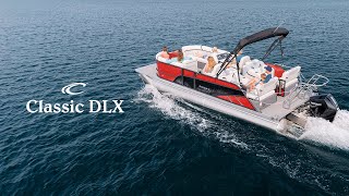 Crest Pontoon Boats  2024 Classic DLX [upl. by Anrim]