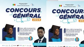 CONCOURS GENERAL 2024  en DIRECT du Grand Théatre National [upl. by Dnomrej]