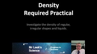 07 Density Required Practical AQA GCSE Physics [upl. by Ecnarrot]