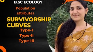 Population AttributesSurvivorship curves Types And Example Population EcologyBSc Ecologygnb [upl. by Armilla]