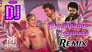 Ranjithame Ranjithame Remix song  Tamil remix song❤️💯 [upl. by Yrogerg]