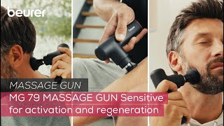 Massage Gun for activation and regeneration  Beurer MG 79 Sensitive [upl. by Attenauqa]