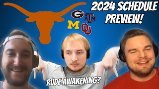 Texas Football 2024 Schedule Preview [upl. by Haskell866]