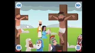 Crucifixión de Jesús  Historias de la Biblia para Niños  Biblia para Niños  Abraham Vlogs [upl. by Bridgid]