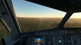 MSFS Fenix A320 landing in Saint John Canada [upl. by Claiborn]