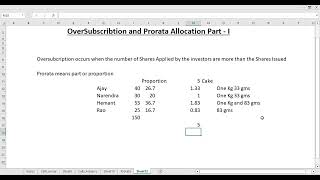 Oversubscription of Shares and Prorata allocation Pure Pure Concepts [upl. by Irok682]