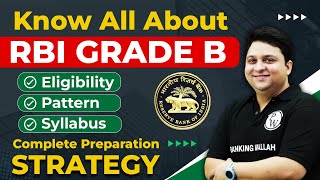 RBI Grade B 2024  RBI Grade B Eligibility Exam Pattern Syllabus  Complete Preparation Strategy [upl. by Oetomit]