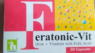 Feratonic vit capsules uses in urdu ironvitamins with folic acidiron deficiency treatment [upl. by Threlkeld421]