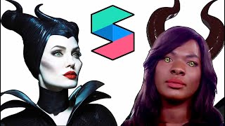 MALEFICENT INSPIRED FILTER EFFECT Spark AR tutorial [upl. by Kurt]