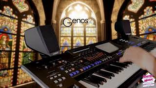 YAMAHA Genos 2 YAMAHA C7 Grandpiano Oh holy Night [upl. by Yeclek]