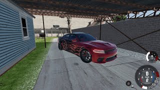 BEAMNG LOUD REDEYE CHARGER IN THE HOOD [upl. by Nevile]