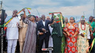 COMMERCE  INAUGURATION DU MARCHÉ RÉGIONAL DE GLAZOUÉ [upl. by Onfroi40]