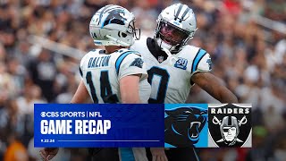 Andy Dalton leads Panthers to FIRST road win since 2022  Game Recap [upl. by Saeger]