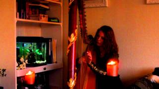 Loreena McKennitt harp cover Huron Beltane Fire Dance [upl. by Sesom]