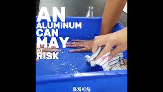 The Precarious Fate of an Aluminum Can ScienceExperiment CampusLife [upl. by Ollehcram]