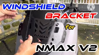 Installation of windshield bracket for nmax v2 [upl. by Jacynth]