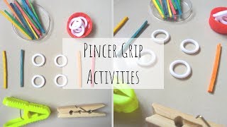 Pincer Grip Activity  Fine Motor Skill Activity  PreWriting Activity  Our Journey At Home [upl. by Quent609]