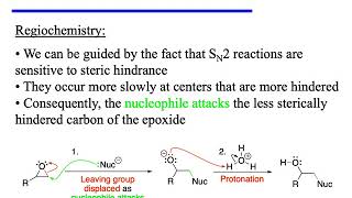 Opening Of Epoxides Under Basic Conditions [upl. by Anirbes]