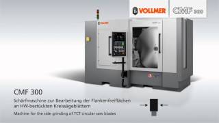 Automation for sharpening ciruclar saws  VOLLMER ND 460 [upl. by Avera]