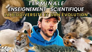 LA BIODIVERSITÉ ET SON ÉVOLUTION  Enseignement Scientifique Terminale [upl. by Nwahsyar85]