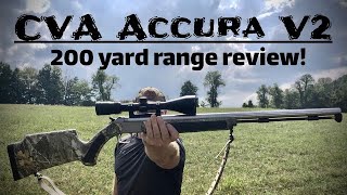 CVA Accura V2 Long Range muzzleloader 200 yard field review with the CVA Accura V2 [upl. by Knepper]