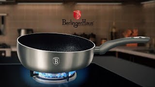 Berlinger Haus Metallic Line Carbon Edition Flip Frypan Presentation BH1300N [upl. by Divod]