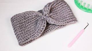 How to Loom Knit a Headband Super Easy for Beginners  DIY Tutorial [upl. by Liman]