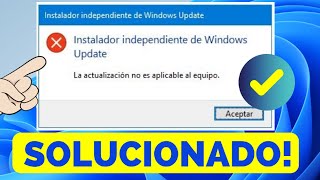 La actualización no es aplicable al equipo SOLUCIÓN ✔️ [upl. by Aihtnyc569]